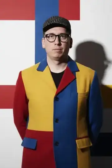 KI-Look Bauhaus: Klare Bauhaus-Farben in Rot, Gelb und Blau.